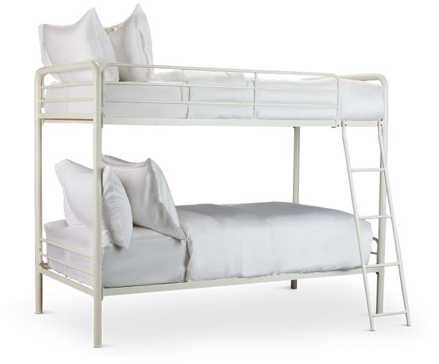 Rory White Metal Bunk Bed