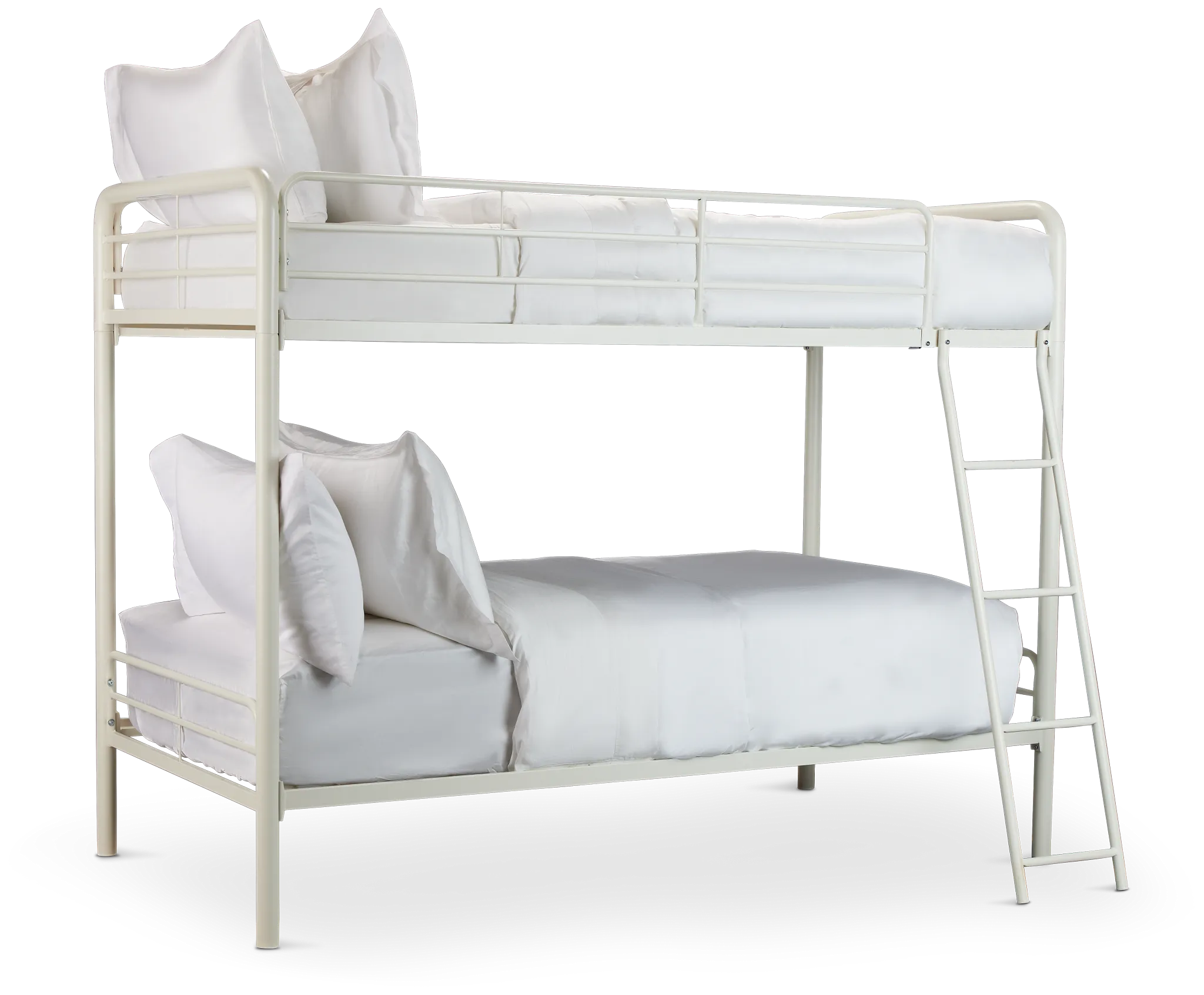 Rory White Metal Bunk Bed