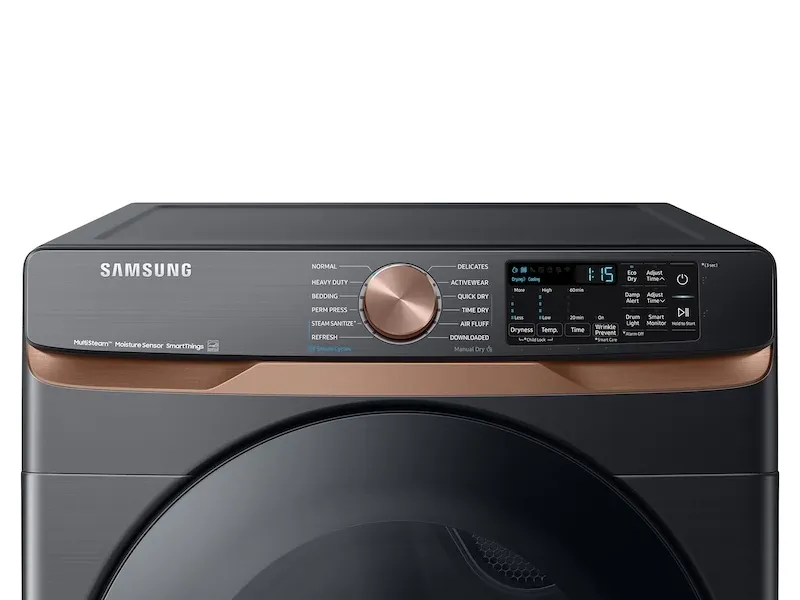 Samsung 8300 Series Black Front Load Gas Dryer