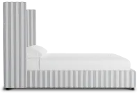 Captiva Sea Lane Dark Blue 60" Upholstered Shelter Bed