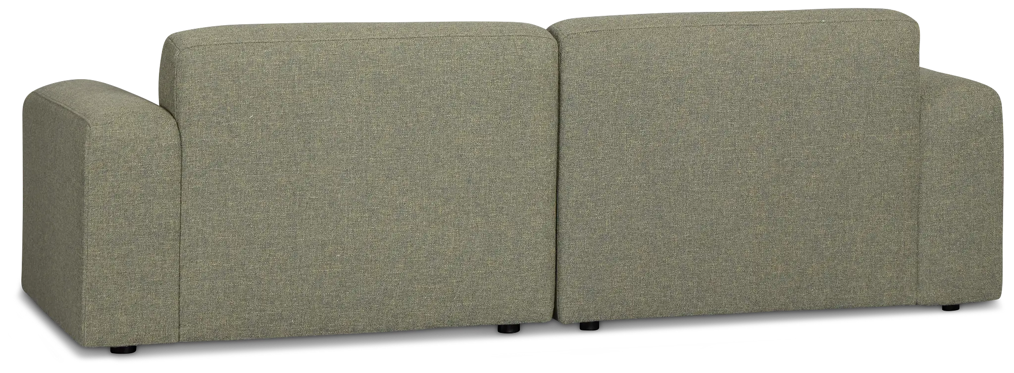 Baylor Green Fabric 2-piece Modular Sofa Baylor Green Fabric 2-piece Modular Sofa