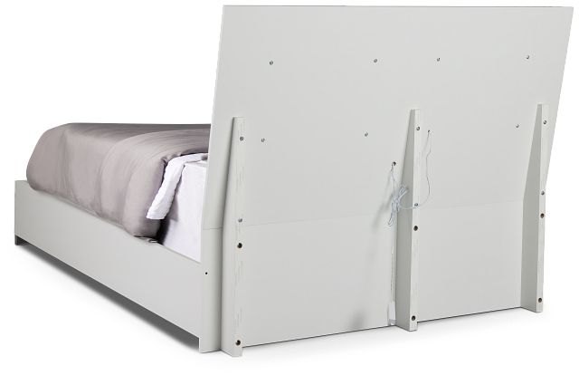 Verona White Platform Bed