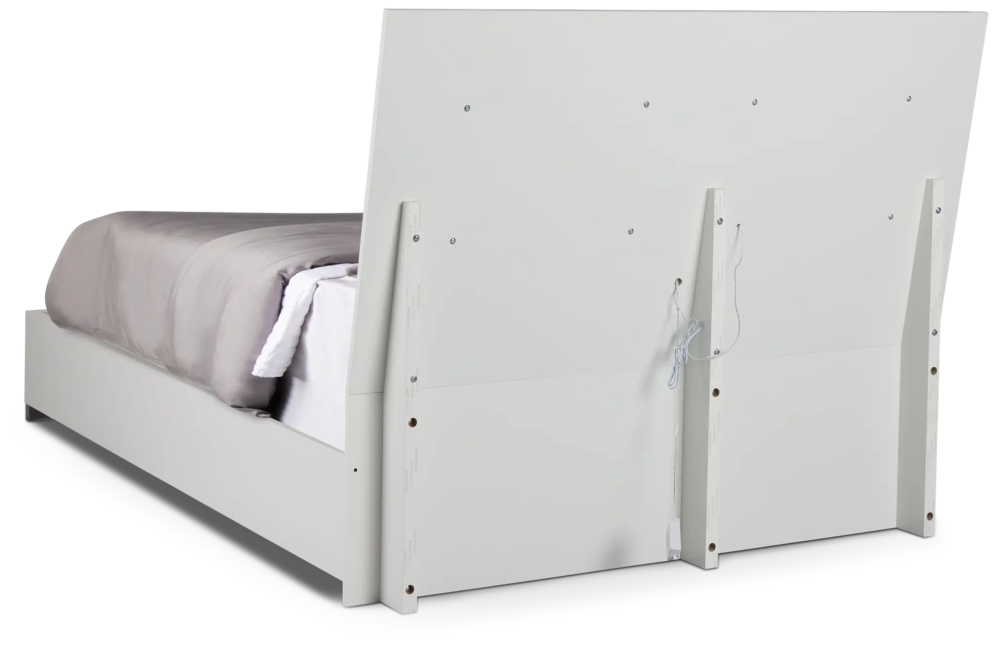 Verona White Platform Bed Verona White Platform Bed