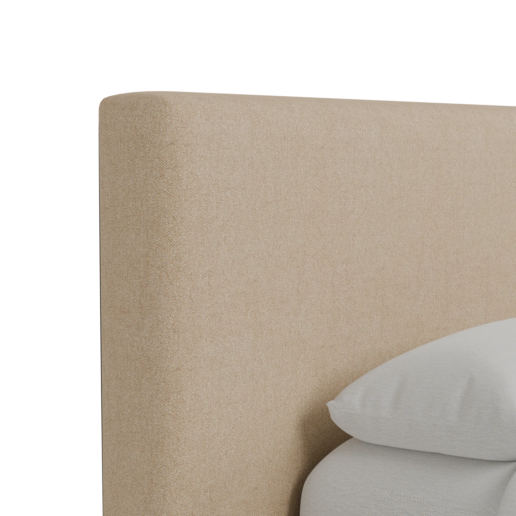 Grayton Elite Taupe 44" Upholstered Platform Bed