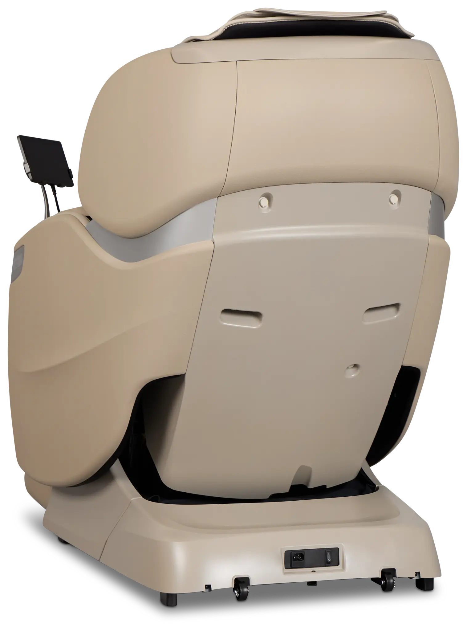 Qi Se Duo Light Beige Micro Massage Chair Qi Se Duo Light Beige Micro Massage Chair