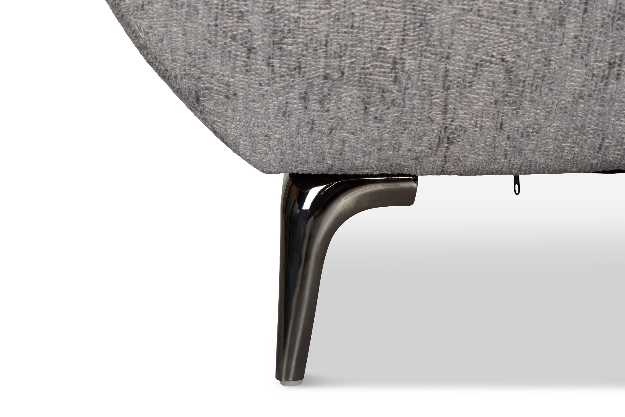 Zoey Dark Gray Fabric Loveseat