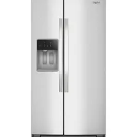 Whirlpool 5536 Series Stainless Steel Side By Side Refrigerator