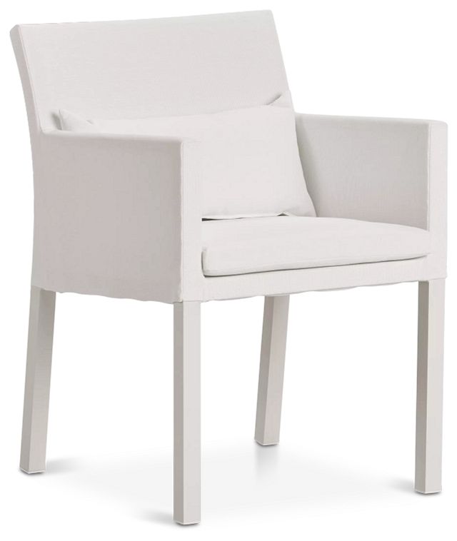 Lisbon White Cushioned Chair (0)
