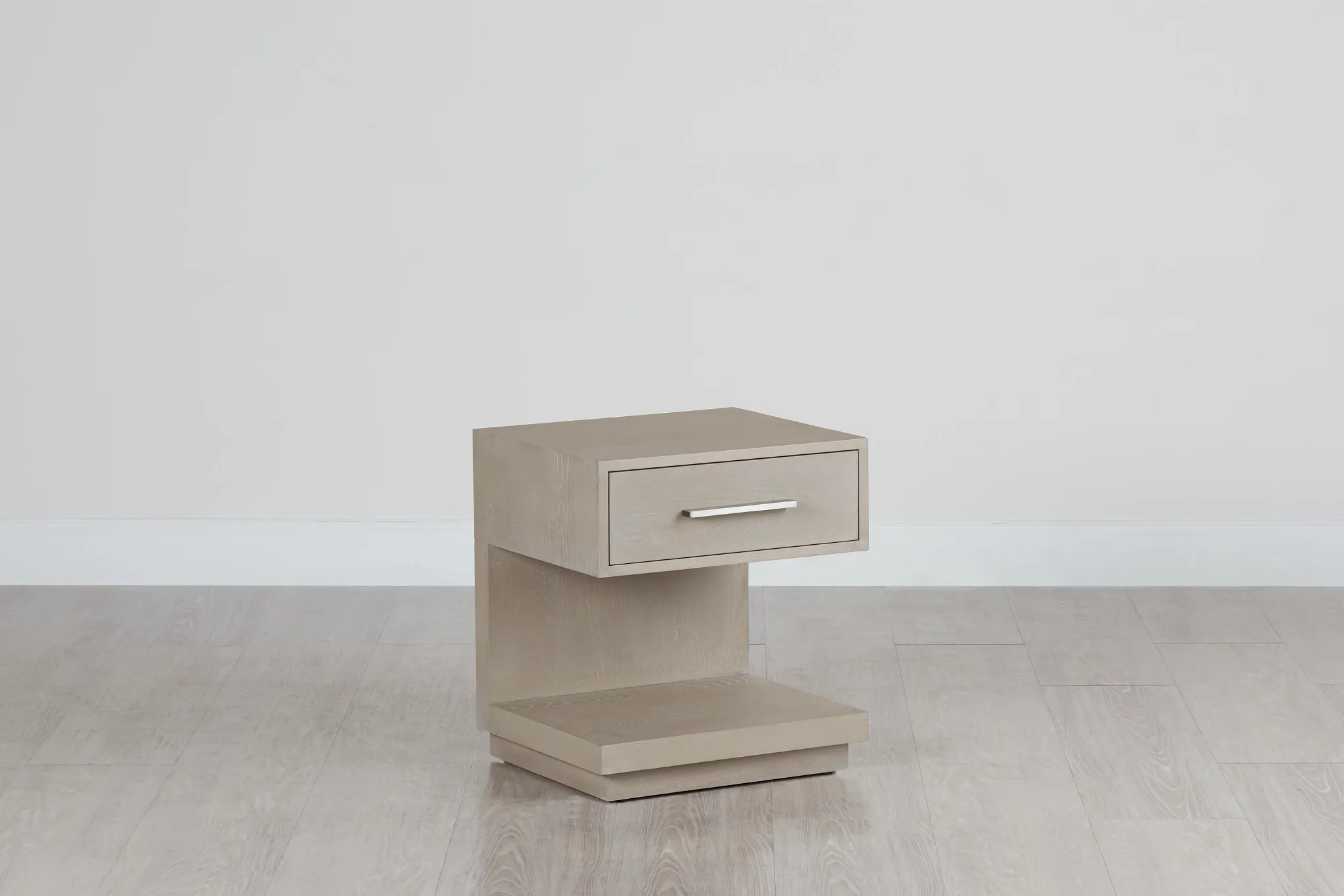 Destination Light Tone Drawer Nightstand