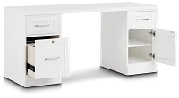 Newport White Writing Desk