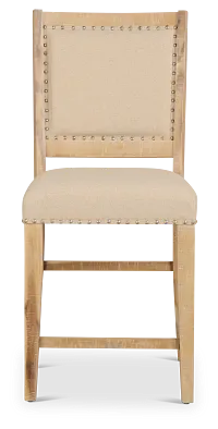Joplin Light Tone 24" Upholstered Barstool