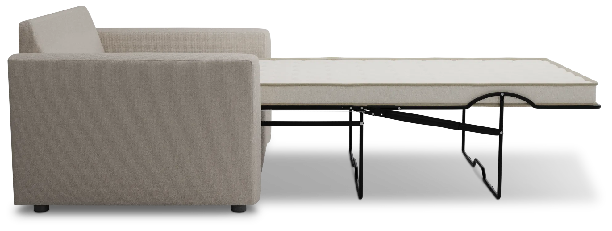 Siesta Suave Beige Fabric Innerspring Sleeper