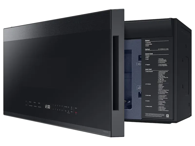 Samsung Bespoke Series Black Over-the-range Microwave