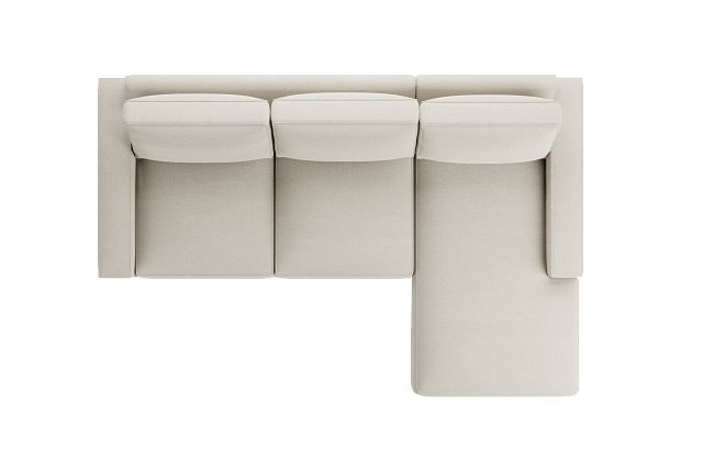 Edgewater Elite Ivory Right Chaise Sectional