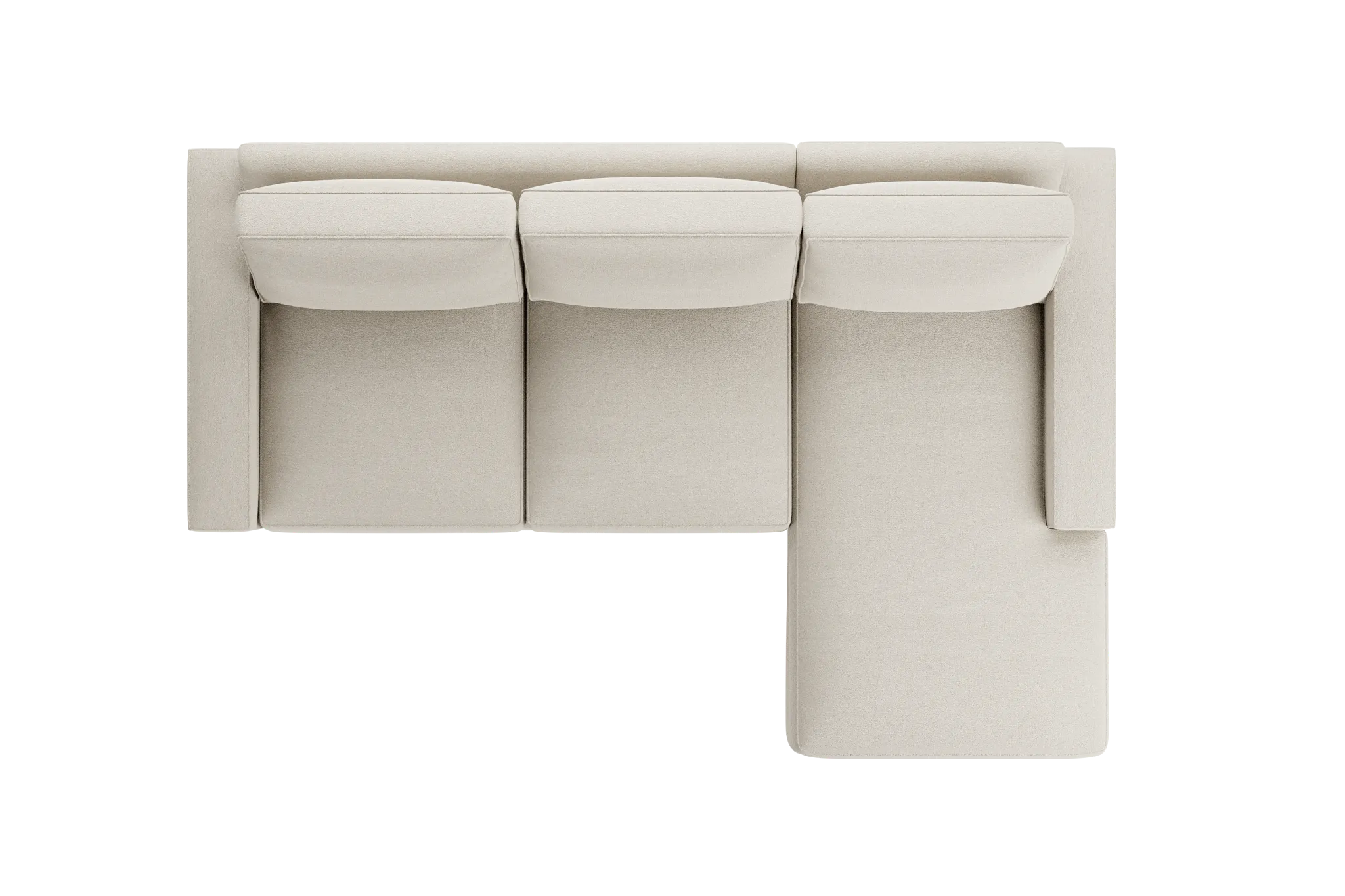 Edgewater Elite Ivory Right Chaise Sectional