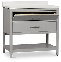 Alden Gray 36" Single Bathroom Vanity