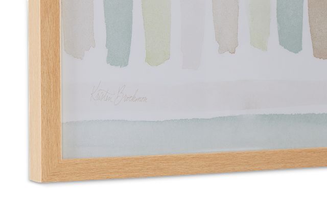 Paia Light Green Framed Wall Art
