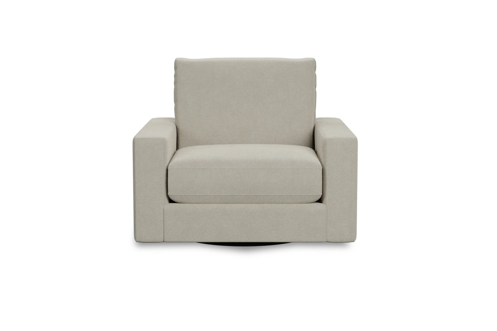 Edgewater Suave Beige Swivel Chair