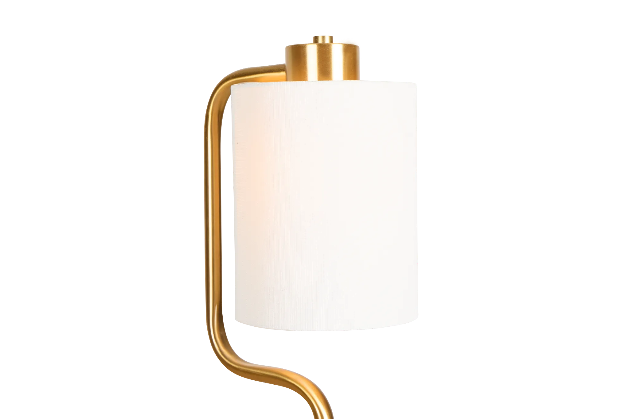 Alma Gold Marble Floor Lamp