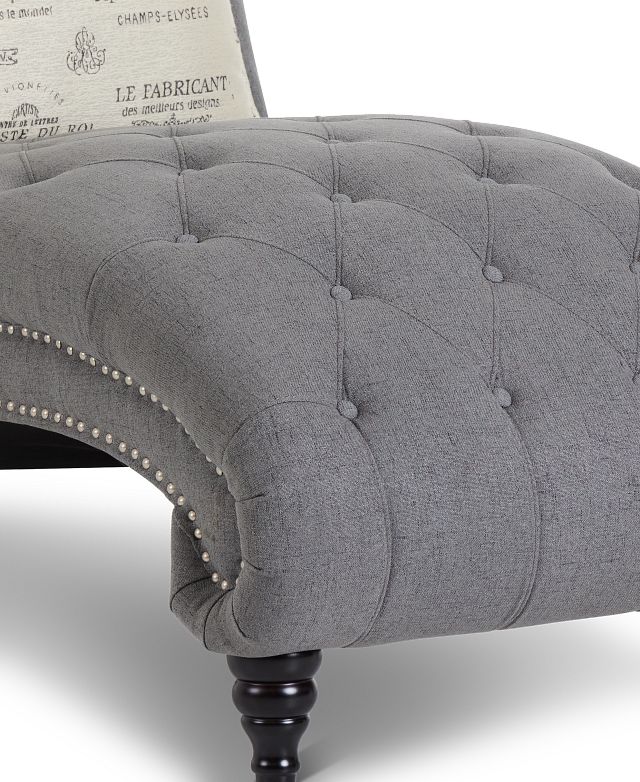 Hutton Dark Gray Fabric Chaise (7)