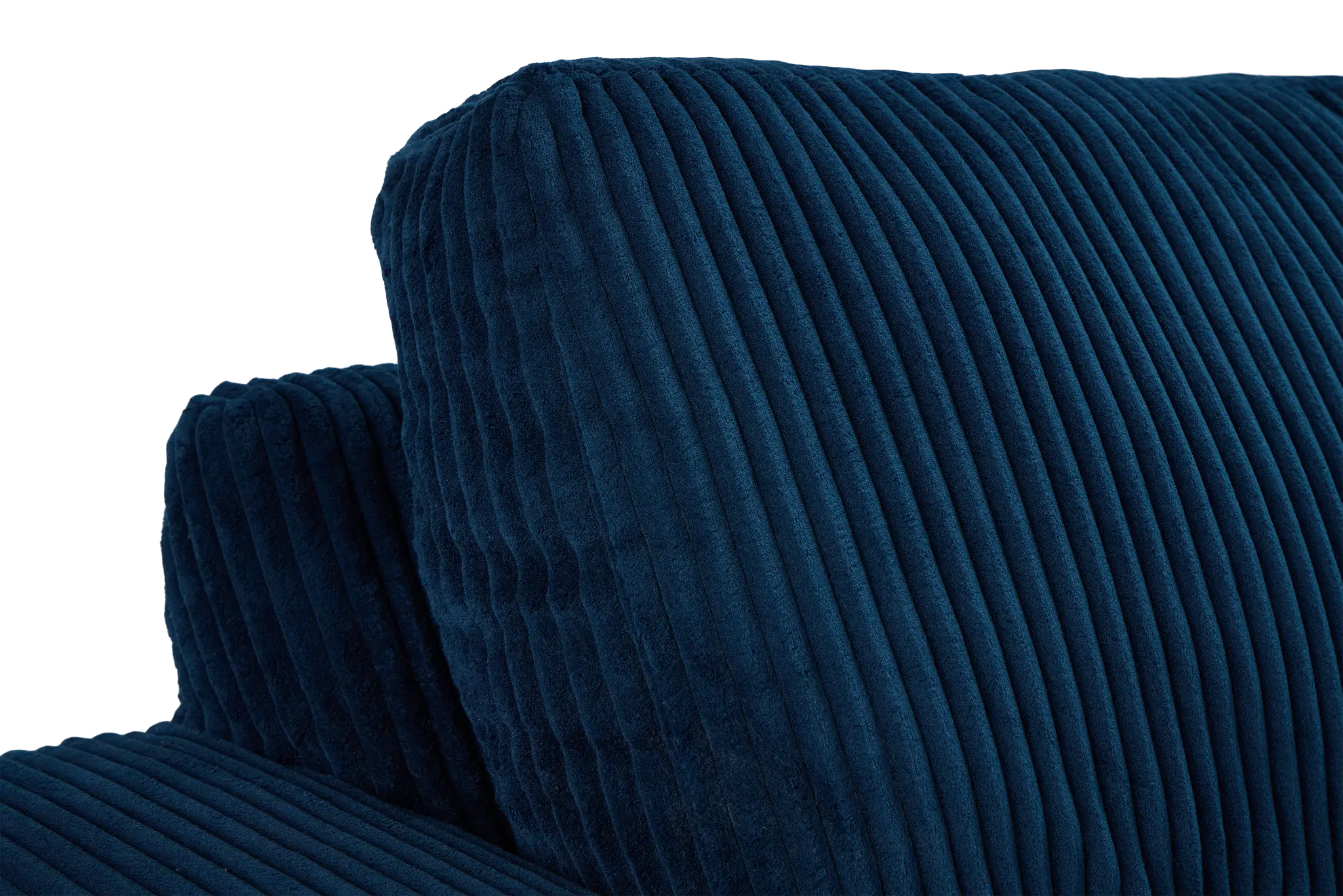 Charlie Dark Blue Fabric Left Chaise Sectional Charlie Dark Blue Fabric Left Chaise Sectional