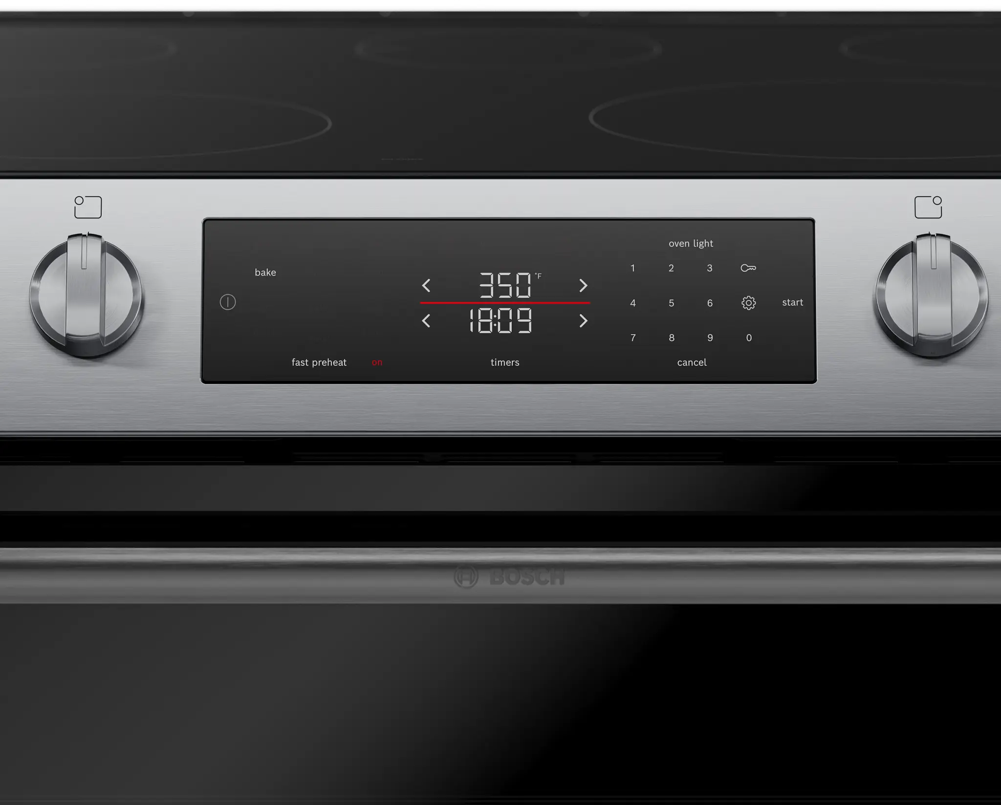 Bosch 100 Series Black 30" Electric Range Bosch 100 Series Black 30" Electric Range