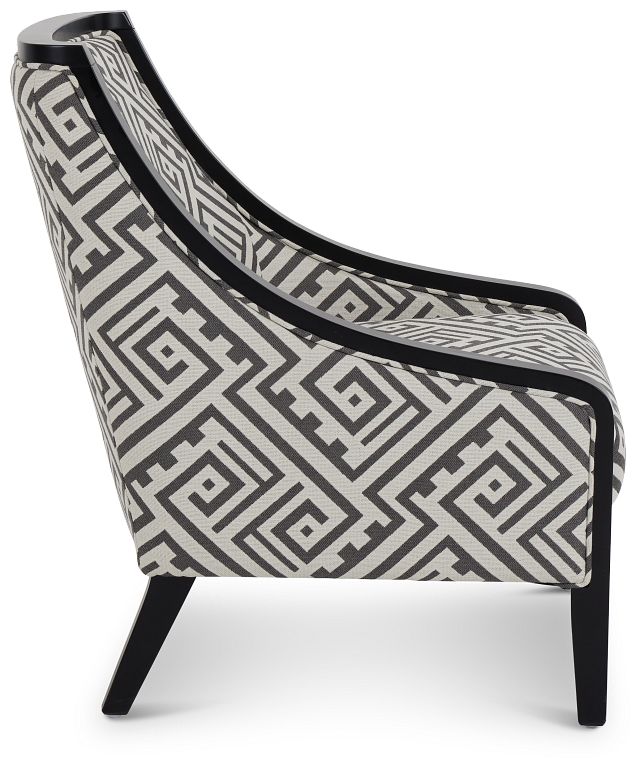 Tribeca2 Multicolored Fabric Accent Chair (2)