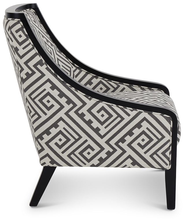 Tribeca2 Multicolored Fabric Accent Chair