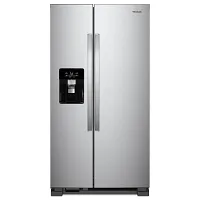 Whirlpool 325 Series Stainless Steel Side By Side Refrigerator