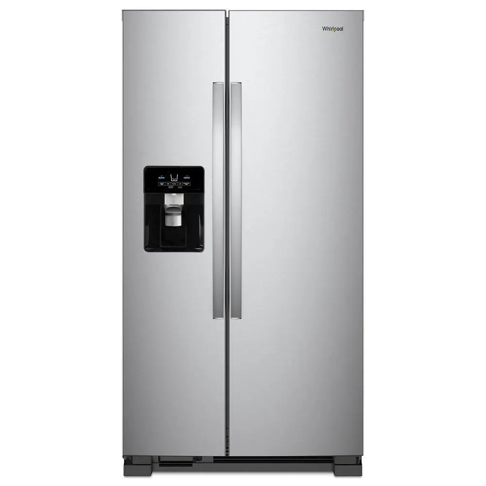 Whirlpool 325 Series Stainless Steel Side By Side Refrigerator Whirlpool 325 Series Stainless Steel Side By Side Refrigerator