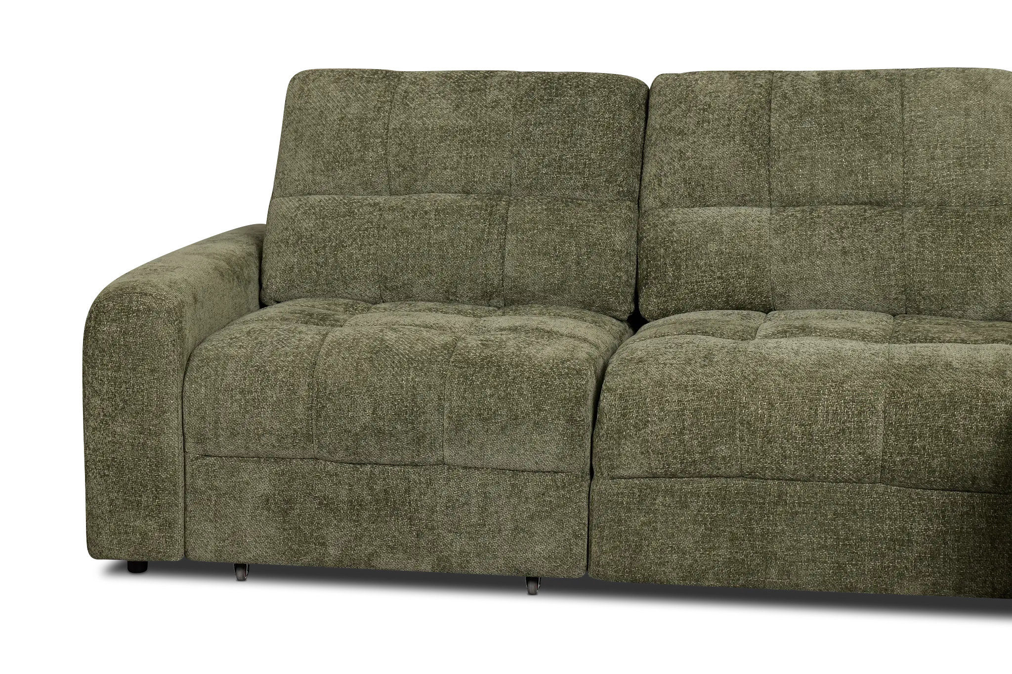 Hendrix Green Fabric Right Dual Power Extension Chaise Sectional Hendrix Green Fabric Right Dual Power Extension Chaise Sectional