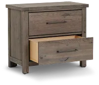 Salt Lake Gray Nightstand