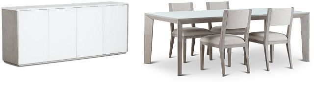 Rio Glass Rect Dining Room