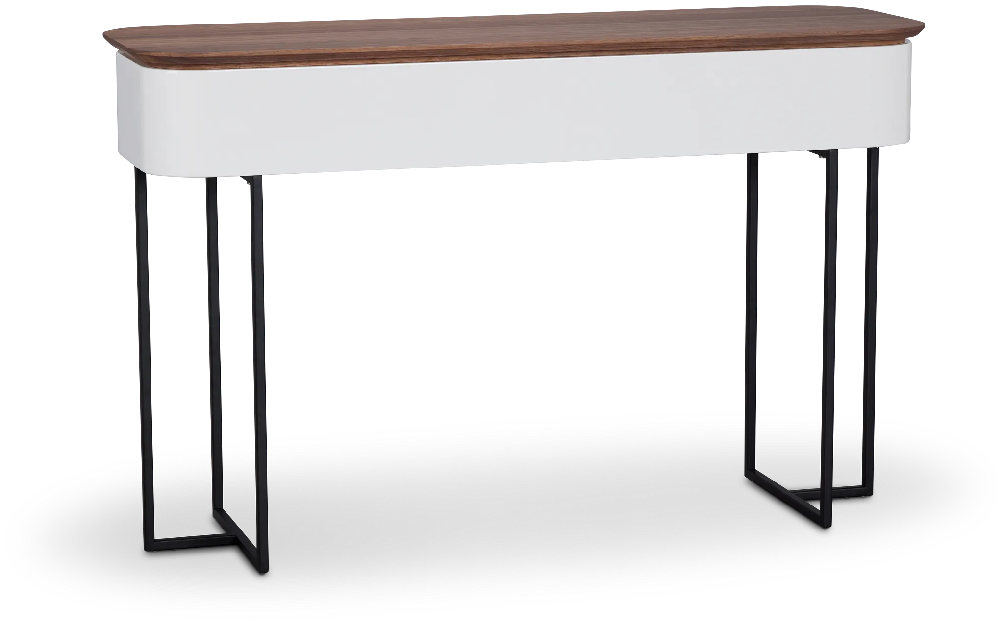 Harlan White Sofa Table