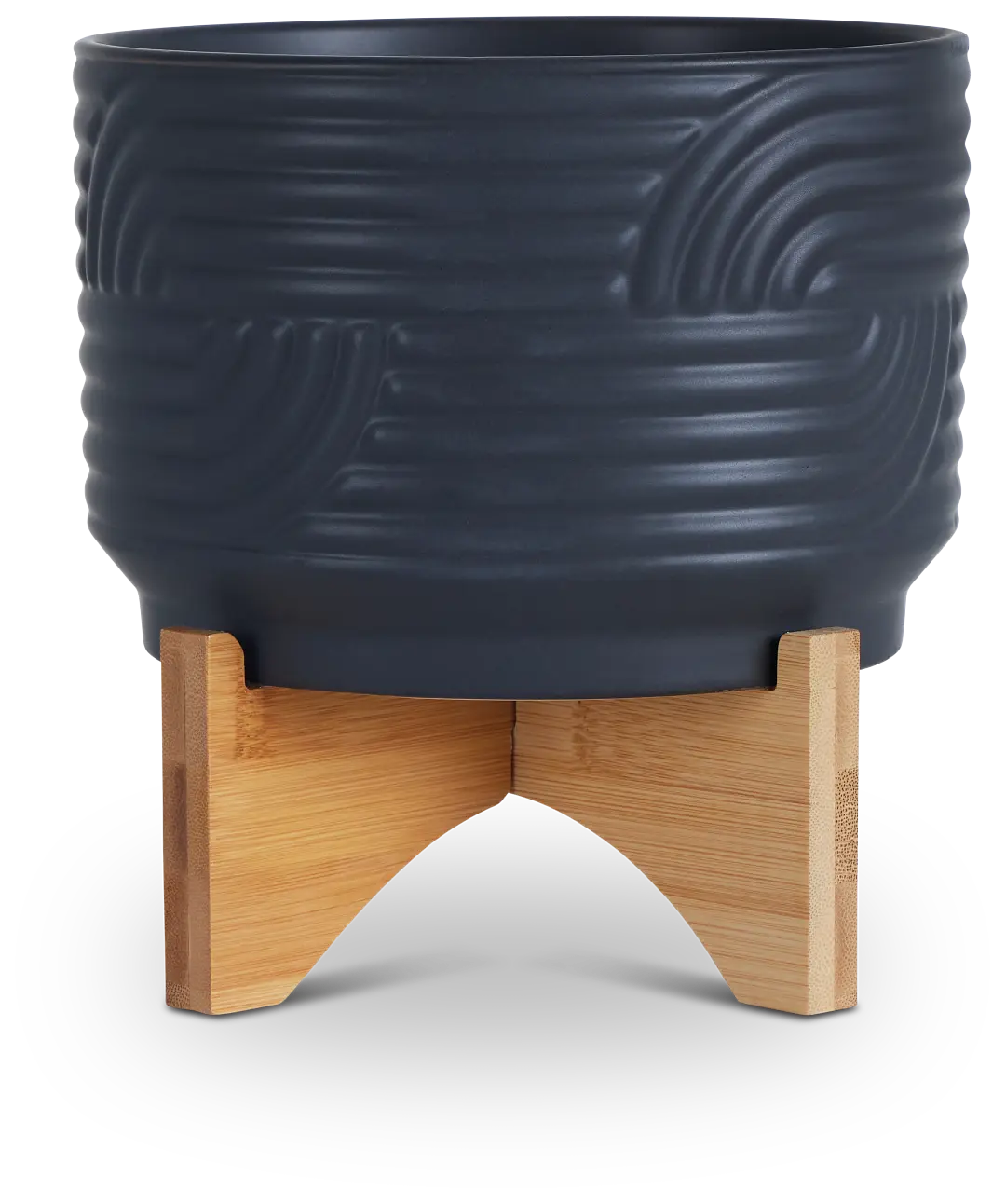 Opal Black Planter Opal Black Planter