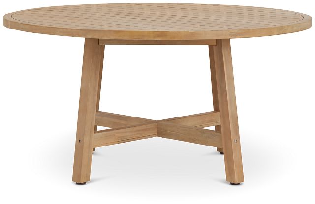 Lucia Light Tone Round Dining Table (2)