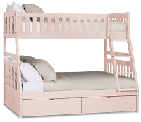 Charleston Pink Storage Bunk Bed