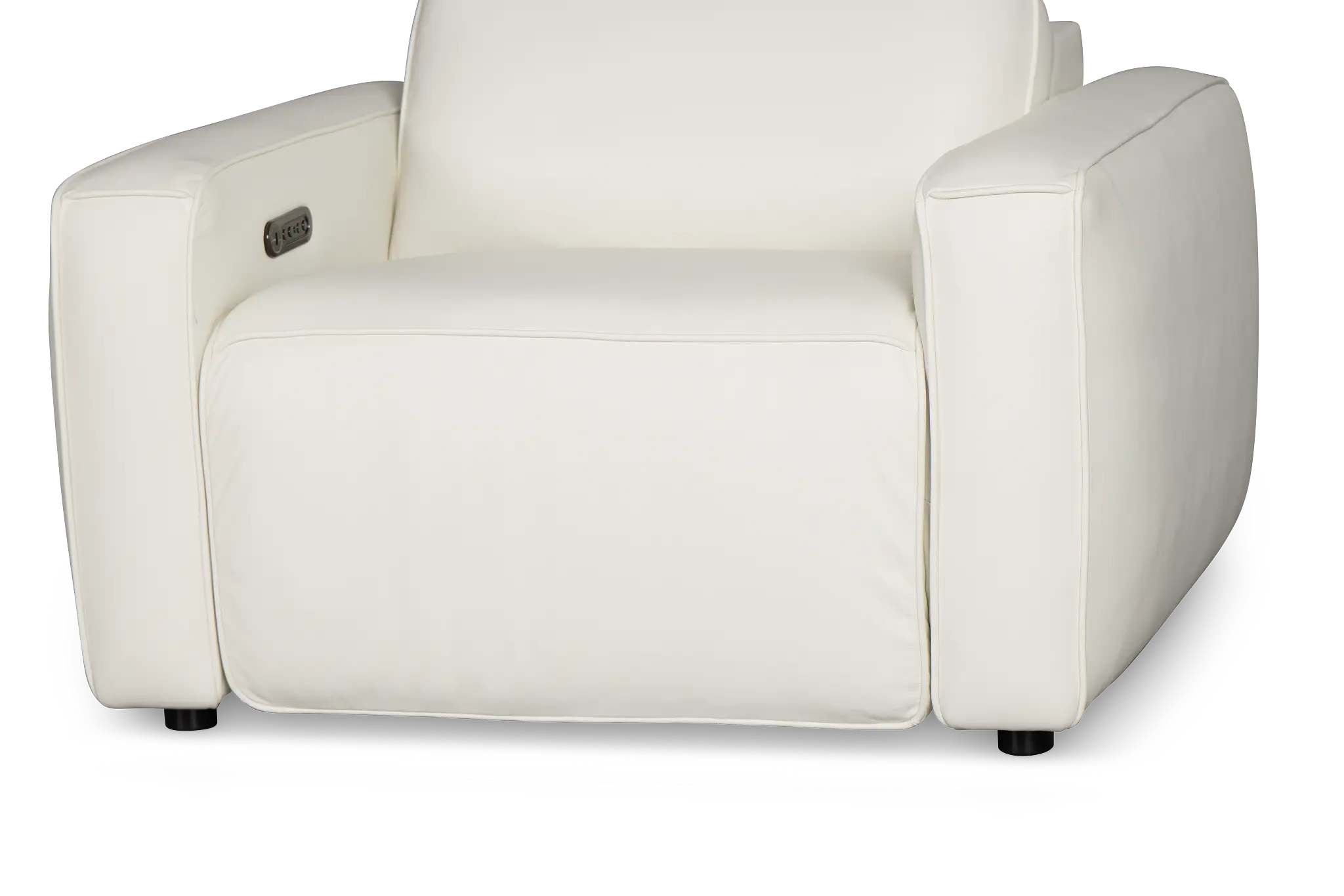 Tidal White Lthr/vinyl Power Recliner Tidal White Lthr/vinyl Power Recliner