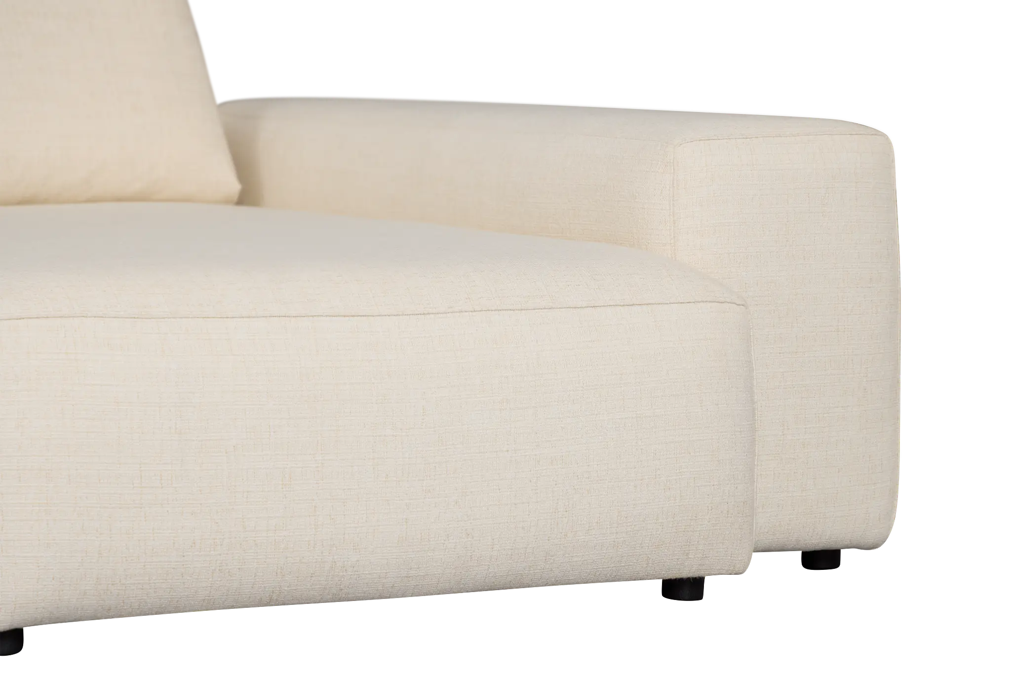 Cleo Light Beige Fabric Double Chaise Sectional Cleo Light Beige Fabric Double Chaise Sectional