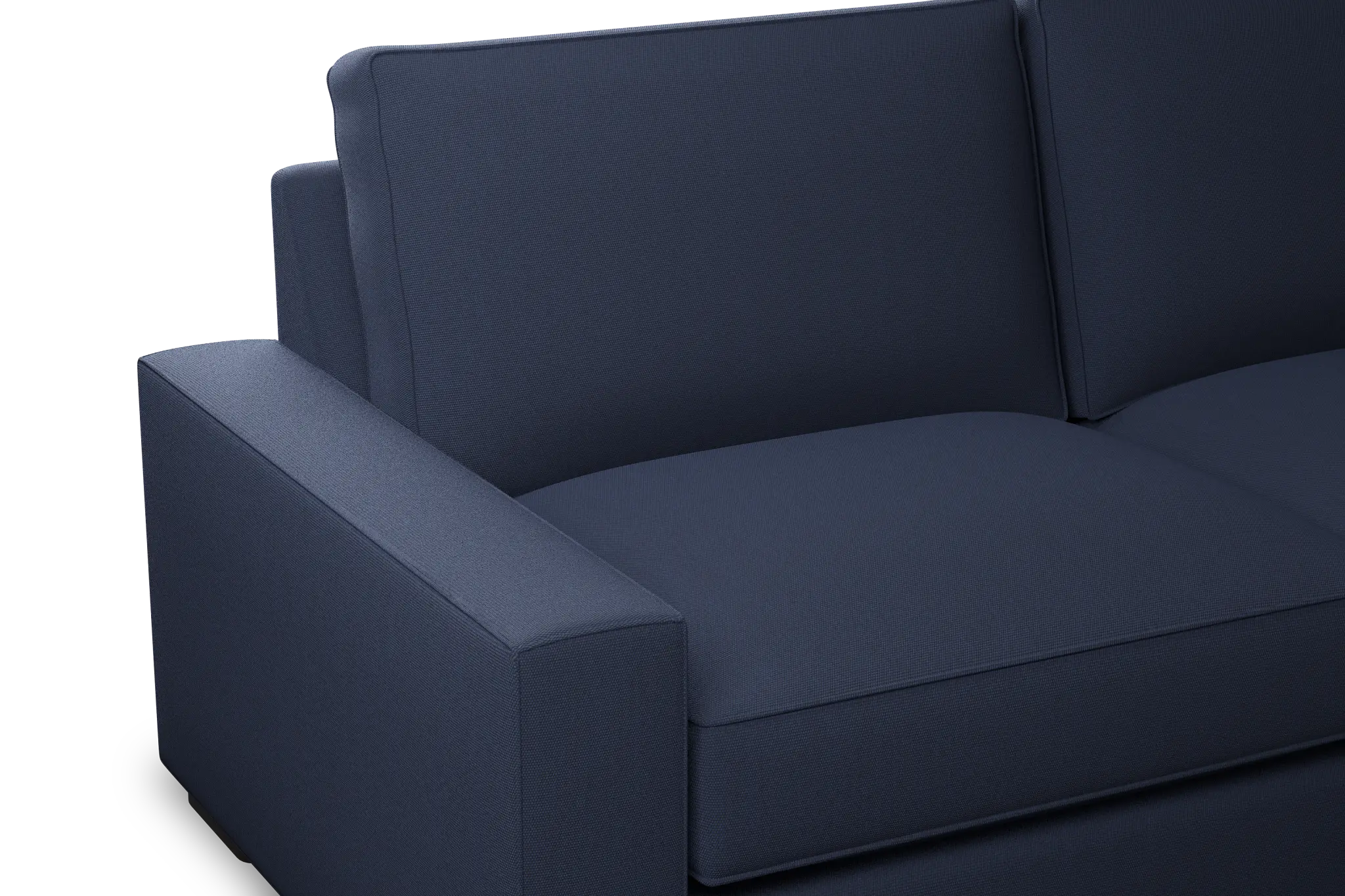 Edgewater Peyton Dark Blue 84" Sofa W/ 2 Cushions Edgewater Peyton Dark Blue 84" Sofa W/ 2 Cushions
