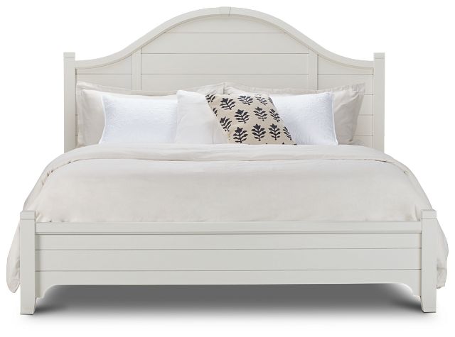Bungalow Ivory Arched Panel Bed