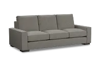 Edgewater Maguire Pewter 96" Sofa W/ 3 Cushions