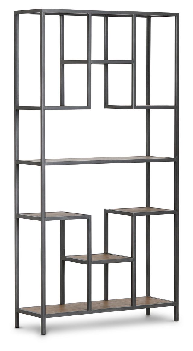 Mila2 Silver Bookcase