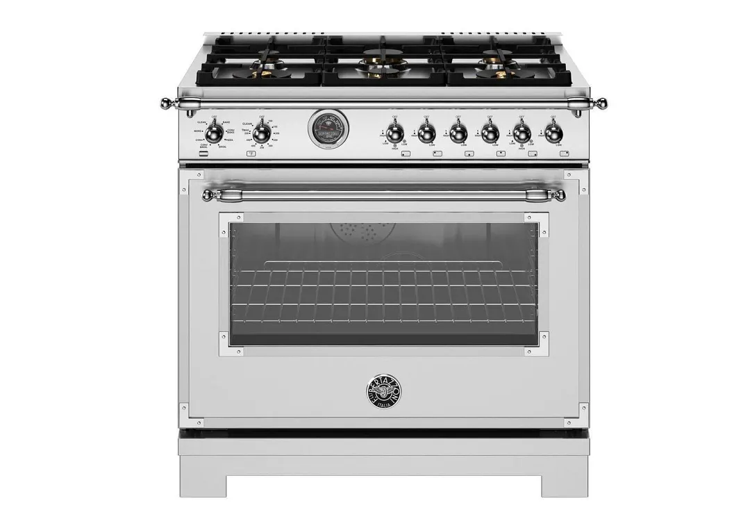 Bertazzoni 366 Series Stainless Steel 36" Dual Fuel Range