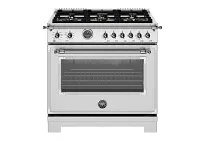 Bertazzoni 366 Series Stainless Steel 36" Dual Fuel Range