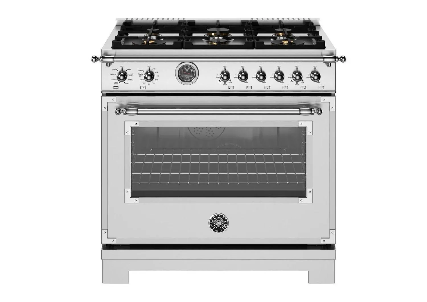Bertazzoni 366 Series Stainless Steel 36" Dual Fuel Range