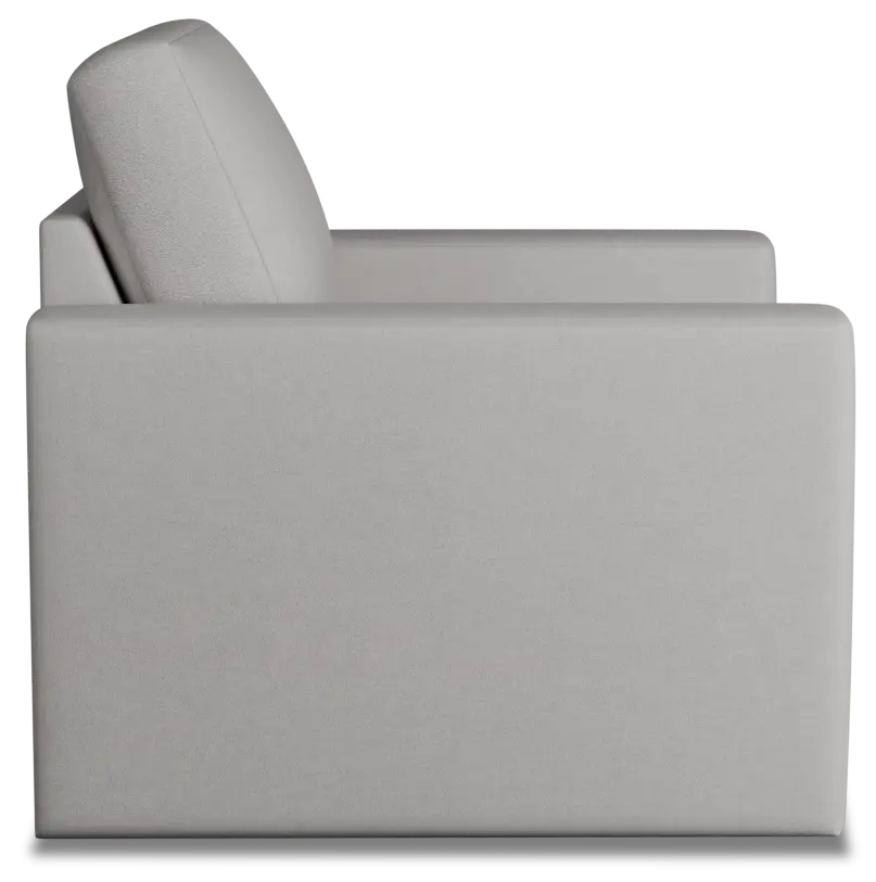 Citymod Light Gray Fabric Swivel Chair Citymod Light Gray Fabric Swivel Chair