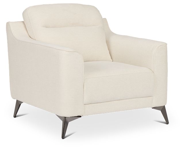 Talia Light Beige Fabric Chair