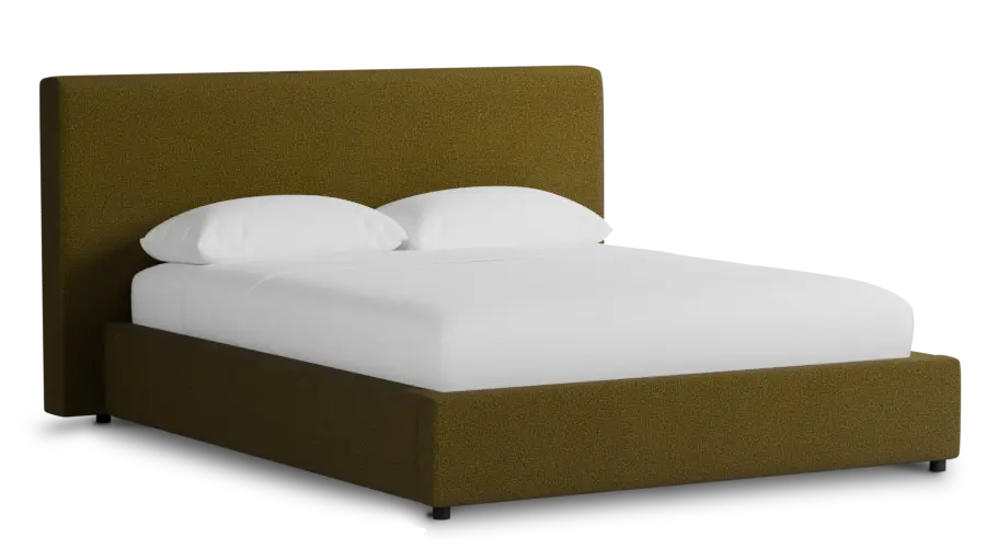 Grayton Elite Dark Green 44" Upholstered Platform Bed Grayton Elite Dark Green 44" Upholstered Platform Bed