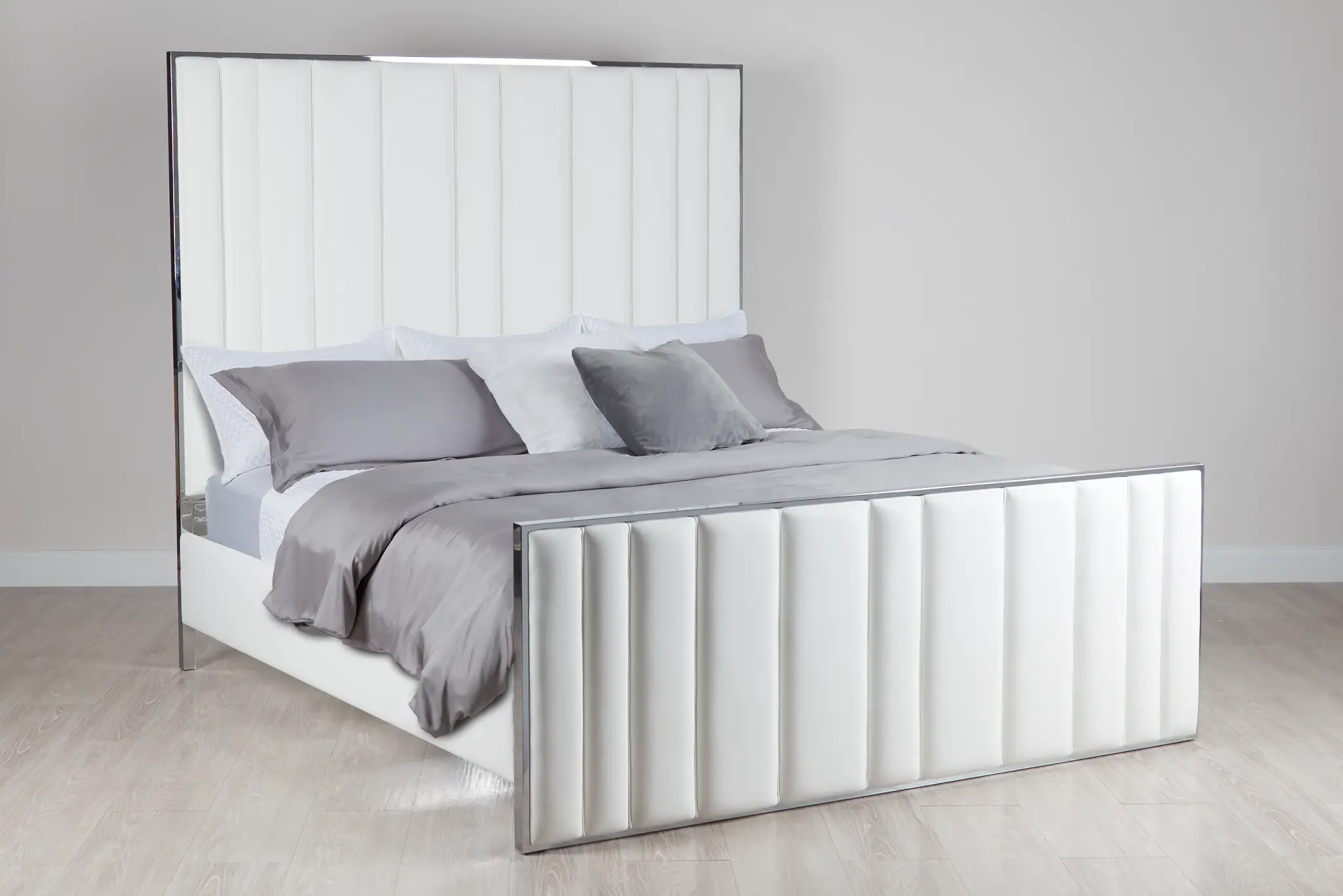 Ocean Drive White Metal Panel Bed Ocean Drive White Metal Panel Bed